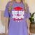 Big Sis Of a 2025 Graduate Class Senior Graduation Grad 25 Women's Comfort Colors T-Shirt Violet