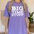 Big Time Stuff Huge Large Graduation Party Saying Women's Comfort Colors T-Shirt Violet