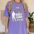 Boot Camp Graduation Military Cousin Support Tee Women's Comfort Colors T-Shirt Violet