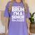 Bruh I'm A Senior 26 Class Of 2026 School Graduation Women's Comfort Colors T-Shirt Violet