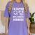 Business Graduate Shirt Graduation Tshirt Women's Comfort Colors T-Shirt Violet