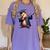 Capybara Graduation Dabbing Capy Wearing Graduate Gown Women's Comfort Colors T-Shirt Violet
