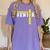 Cheerleading Senior Night Cheer Senior 2025 Graduation 11 Women's Comfort Colors T-Shirt Violet