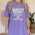 Chemistry Degree Graduation Quote Women's Comfort Colors T-Shirt Violet