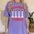 Chemistry Science Joke Graduated Cylinder Graduation T-Shirt Women's Comfort Colors T-Shirt Violet