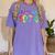 Class Of 1974 School Reunion College Highschool Graduation Women's Comfort Colors T-Shirt Violet