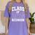Class Of 1976 Reunion 50 Years Alumni Graduation High School Women's Comfort Colors T-Shirt Violet