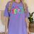 Class Of 1987 School Reunion College Highschool Graduation Women's Comfort Colors T-Shirt Violet
