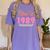 Class Of 1989 School Graduation Meetup Reunion Women's Comfort Colors T-Shirt Violet