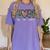 Class Of 1991 Shirt Leopard Senior Graduation Class Reunion Women's Comfort Colors T-Shirt Violet