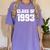 Class Of 1993 High School College Graduation Reunion T-Shirt Women's Comfort Colors T-Shirt Violet