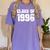 Class Of 1996 High School College Graduation Reunion Women's Comfort Colors T-Shirt Violet