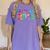 Class Of 2015 School Reunion College Highschool Graduation Women's Comfort Colors T-Shirt Violet