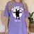 Class Of 2018 Dabbing Graduations Shirt-High School Grad Tee Women's Comfort Colors T-Shirt Violet