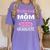 Class Of 2018 Graduation Shirt Mom Of Graduate Women's Comfort Colors T-Shirt Violet