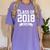 Class Of 2018 Retired Graduation TShirt Fun Retirement Shirt Women's Comfort Colors T-Shirt Violet