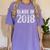 Class Of 2018 Senior Graduation Year Idea s T-Shirt Women's Comfort Colors T-Shirt Violet