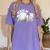 Class Of 2018 Shirts Graduation Senior Golf Women's Comfort Colors T-Shirt Violet