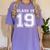 Class Of 2019 Senior Graduation Shirt 2019 Graduate Women's Comfort Colors T-Shirt Violet