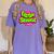 Class Of 2020 Senior 90s TV Style Graduation For Grad Women's Comfort Colors T-Shirt Violet