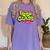 Class Of 2021 Senior Fresh 90's TV Style Grad For Graduation Women's Comfort Colors T-Shirt Violet