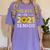 Class Of 2021 Senior Graduation Sunflower Women's Comfort Colors T-Shirt Violet
