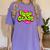 Class Of 2022 Future Fresh Senior 90's TV Style Graduation Women's Comfort Colors T-Shirt Violet