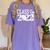 Class Of 2022 Graduation Senior Golf Golfer Player Women's Comfort Colors T-Shirt Violet
