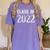 Class Of 2022 Graduation Year Senior Class Women's Comfort Colors T-Shirt Violet