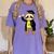 Class Of 2022 Sloth Graduation Masters College High School Women's Comfort Colors T-Shirt Violet