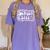 Class Of 2023 Senior Back To School Graduation Women's Comfort Colors T-Shirt Violet