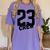 Class Of 2023 Seniors 23 Senior Graduation Idea Women's Comfort Colors T-Shirt Violet