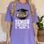 Class Of 2024 Graduation Senior Football Mom 2024 Women's Comfort Colors T-Shirt Violet