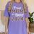 Class Of 2024 Proud Mom Of Senior Class 24 Graduation Women's Comfort Colors T-Shirt Violet