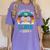 Class Of 2024 Senior Graduation Leveled Up Gamer Class 2024 Women's Comfort Colors T-Shirt Violet