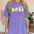 Class Of 2024 Senior Softball Player Graduation Women's Comfort Colors T-Shirt Violet
