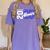 Class Of 2025 Senior 2025 Back To School Graduation Party Women's Comfort Colors T-Shirt Violet