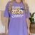 Class Of 2025 Senior Graduate 2025 Graduation Class Women's Comfort Colors T-Shirt Violet