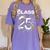 Class Of 2025 Shirt Graduation Senior High School College Women's Comfort Colors T-Shirt Violet
