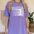 Class Of 2025 Volleyball Senior Class 25 Graduation Women's Comfort Colors T-Shirt Violet