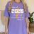 Class Of 2026 Christian Graduation Senior Graduate Women's Comfort Colors T-Shirt Violet