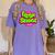 Class Of 2026 Fresh Senior 90s TV Style Retro Graduation Women's Comfort Colors T-Shirt Violet