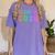 Class Of 2026 High School Graduation Date Graduate T Shirt Women's Comfort Colors T-Shirt Violet