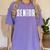 Class Of 2026 Senior Themed Graphic Art Graduation Women's Comfort Colors T-Shirt Violet