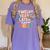 Class Of 2026 Senior Twelve Years Later Sloth Graduation Women's Comfort Colors T-Shirt Violet