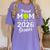 Class Of 2026 Tennis Mom Senior Graduation Graduate Women's Comfort Colors T-Shirt Violet