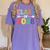 Class Of 2028 Colorful Graduation Women's Comfort Colors T-Shirt Violet