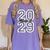 Class Of 2029 Graduating School Class Of 2029 Graduation Women's Comfort Colors T-Shirt Violet