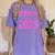 Class Of 2029 Pink Girls Shirt Graduation Women's Comfort Colors T-Shirt Violet