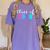 Class Of 2029 Shirt 2nd Grade Onto 3rd Grade Graduation Tee Women's Comfort Colors T-Shirt Violet